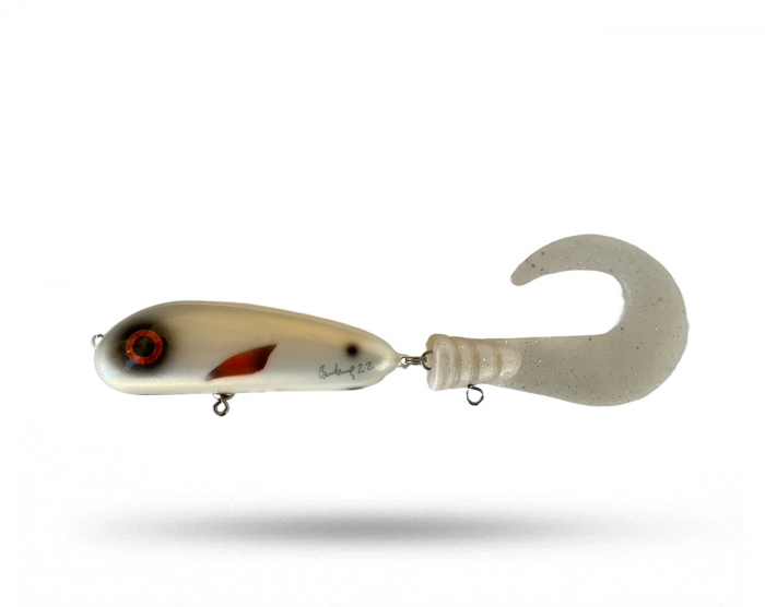 Brunnberg Lures BB Tail Sink - Snow White i gruppen Fiskedrag / Tailbeten hos Örebro Fiske & Outdoor AB (BB Sink Snow White)